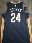 NBA 24 Thomas Pelicans Maillot bleu